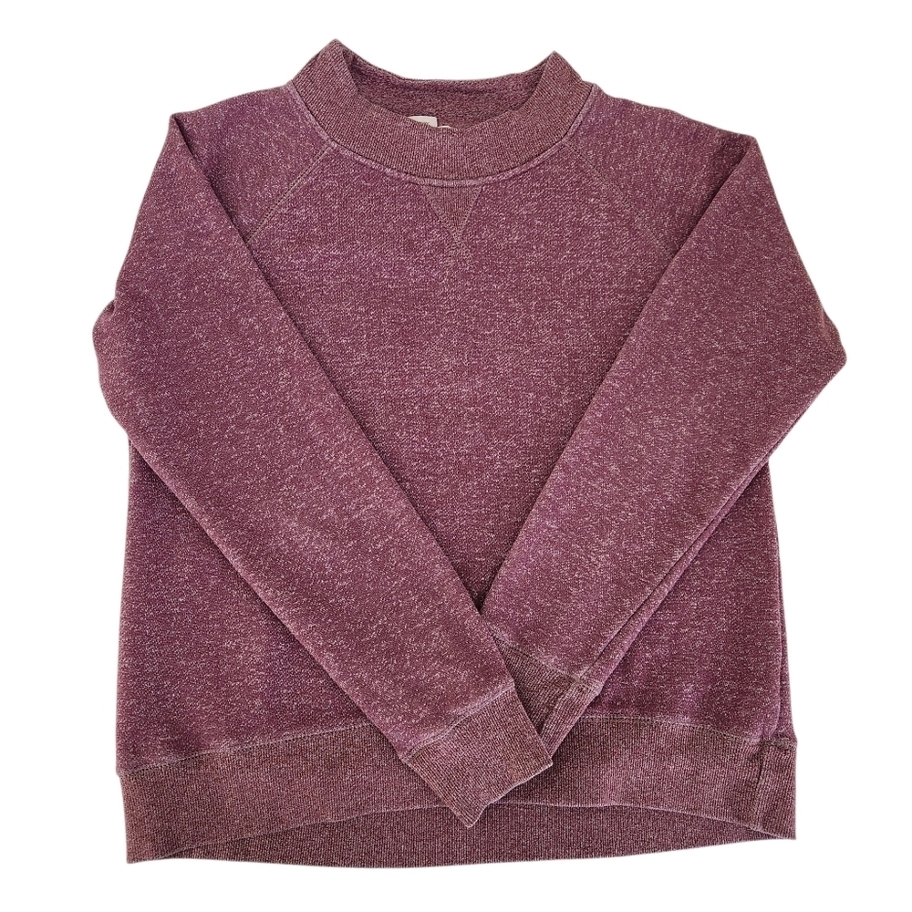 TENTREE Marled Plum Cozy Crewneck Sweatshirt size s